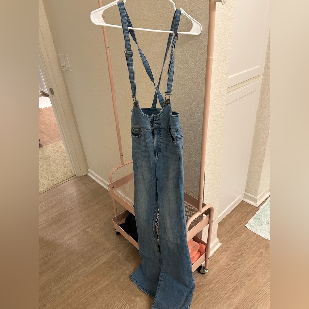 Medium Wash Overalls